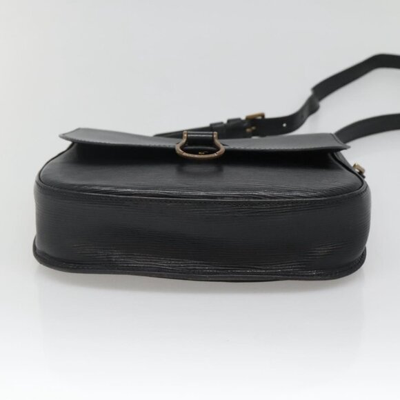 LOUIS VUITTON Epi Saint Cloud GM Shoulder Bag Black Noir - Picture 11 of 15